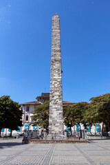 Walled Obelisk in city of Istanbul, Turkey