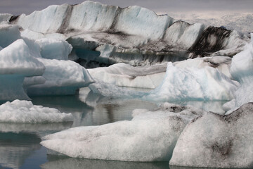 Island - Jökulsárlón - Gletscherflusslagune / Iceland - Jökulsárlón - Galcier river lagoon /