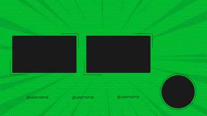 Youtube End Screen Template. Youtube Video Template, background, Outro Card, 
endscreen, banner, channel. Social media design.