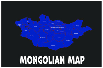 Mongolian map