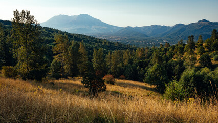 Obraz premium Mount St. Helens National Volcanic Monument, Washington, USA
