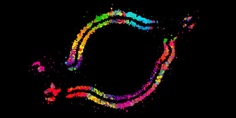 Bright abstract image in a modern style.