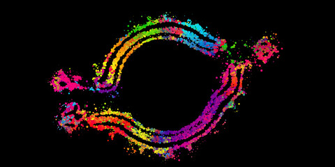 Bright abstract image in a modern style.