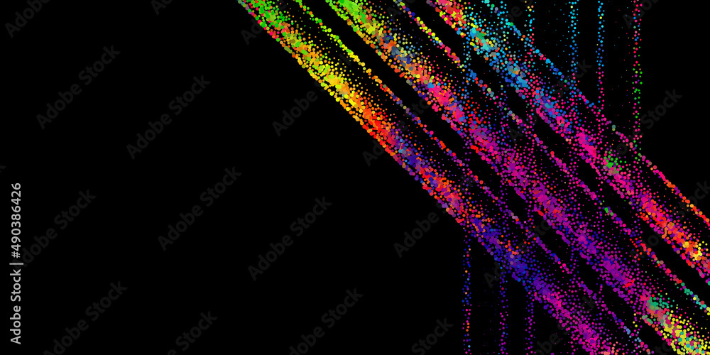 Poster bright abstract image in a modern style.