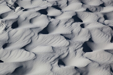 Abstraction from the White Sands National Park
