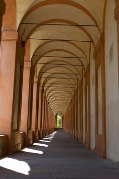 San Luca Arcades in Bologna, Italy