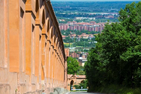 San Luca Arcades in Bologna, Italy