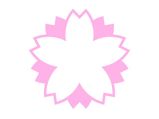 桜のエンブレム：桜色