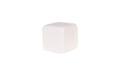 Varna, Bulgaria, 27.02.2022 - Cube Product Cardboard Package Box. Illustration Isolated On White Background.