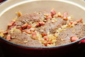 Cooking czech food spanelsky ptacek