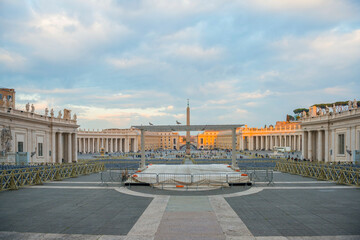 La Basilica di San Pietro - Vatican City in Rome, Italy.