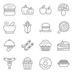 Pack of Food Icons

