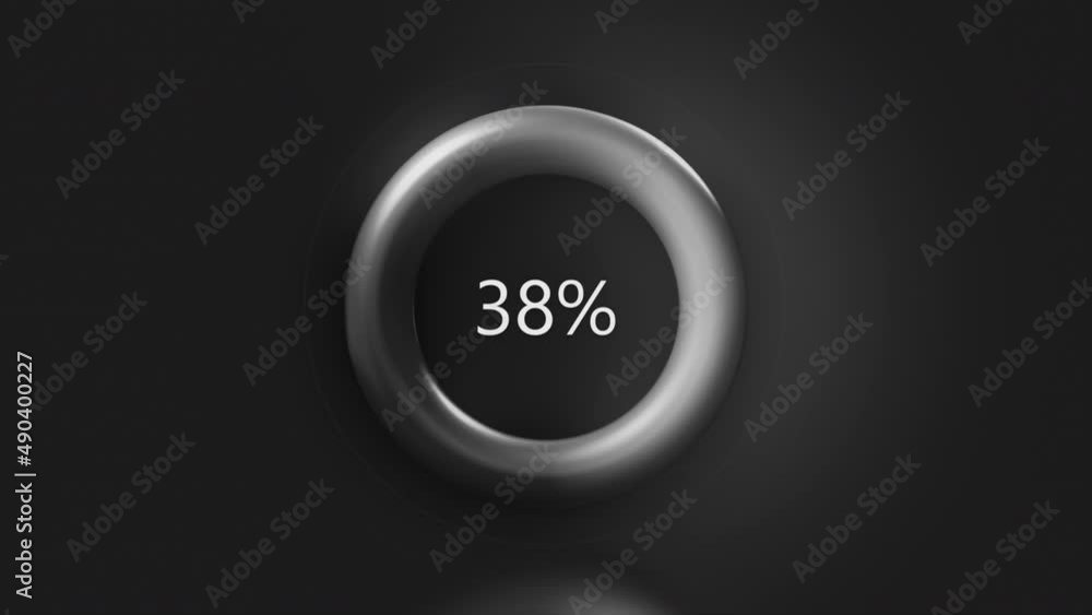 Poster gray background. motion. the loading ring runs from start to finish at high speed in abstraction.