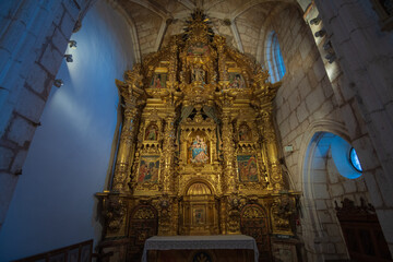 Fototapeta na wymiar Cityscape of Covarrubias (Burgos, Castilla y Leon, Spain)