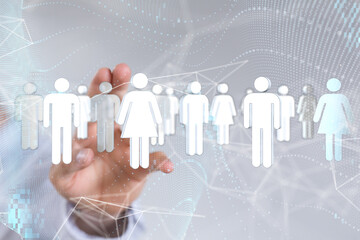 conference Digital Network and data concept 3d