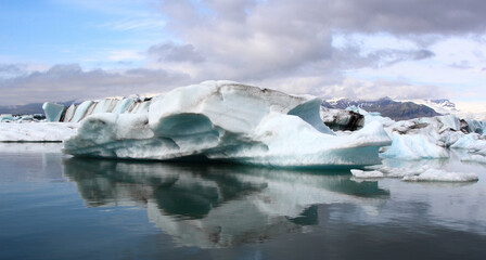 Island - Jökulsárlón - Gletscherflusslagune / Iceland - Jökulsárlón - Galcier river lagoon /