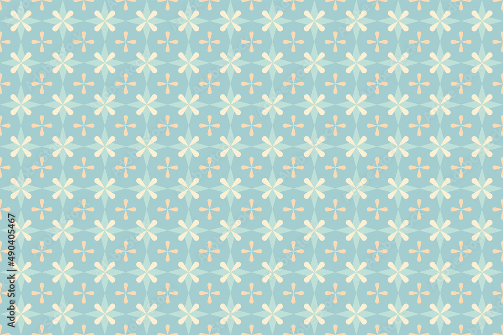 Wall mural minimal geometric texture seamless pattern. repeating simple geometrical shapes modern background.