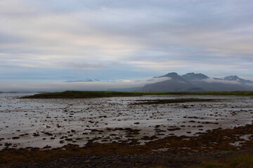 Fototapeta na wymiar Island - Landschaft Austurland - Küste / Iceland - Landscape Austurland - Coast /