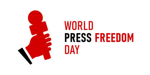 world press freedom day design illustration global news live report interview conference journalism Reporters interviewing article service digital marketing campaign awareness © bramantya