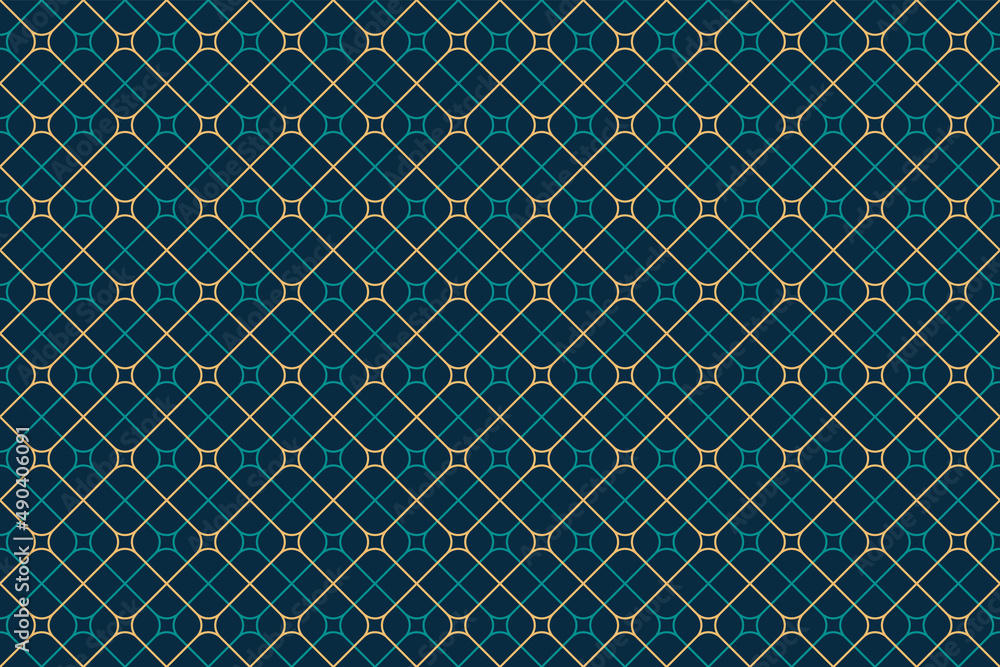 Wall mural minimal geometric texture seamless pattern. repeating simple geometrical shapes modern background.