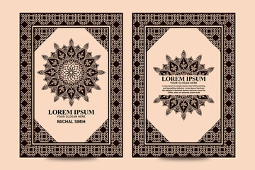 Book cover design in A4 size. Annual report.Brochure design. Flyer,promotion