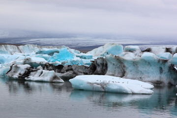 Island - Jökulsárlón - Gletscherflusslagune / Iceland - Jökulsárlón - Glacier river lagoon /