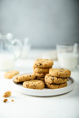Traditional homemade chocolate chip cookies