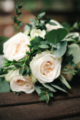 Wedding beautiful bouquet.