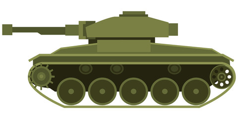Fototapeta premium 戦車のイラスト素材 ベクター