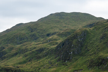 Fototapeta na wymiar Mountain ridge over Lochan na Lairige, Breadalbane, Glen Lyon