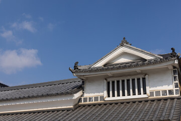 日本の岡山県矢掛町の古くてとても美しい建物