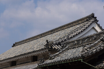 日本の岡山県矢掛町の古くてとても美しい建物
