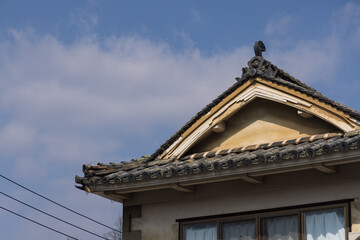 Fototapeta na wymiar 日本の岡山県矢掛町の古くてとても美しい建物