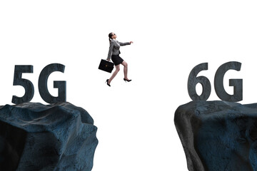 Concept of moving from 5g technology to 6g