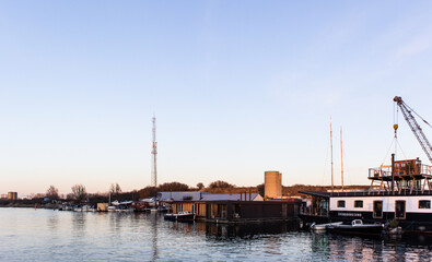 Obraz premium boats in the harbor
