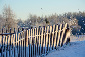 Russian village in Karelia backwoods- Velikaya Guba