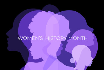 Women's history month banner.