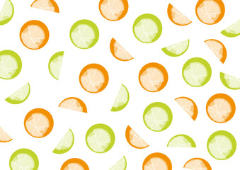 Orange and Lime Pattern