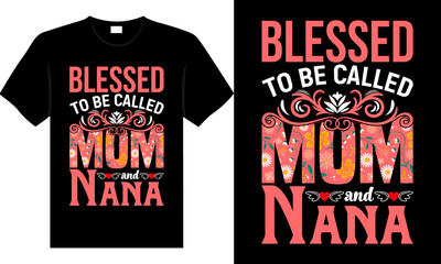 Blessed Mothers Day T-shirt Design