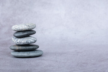 Fototapeta na wymiar Spa stones treatment. Zen concept