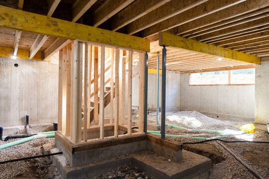 Basement Of House Under Construction