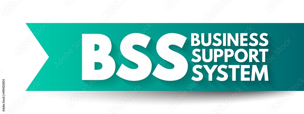 Poster bss business support system - components that a telecommunications service provider uses to run its 