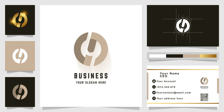 Letter O or CD monogram logo