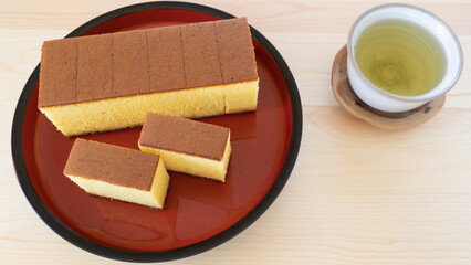 カステラ｜日本のお菓子と緑茶