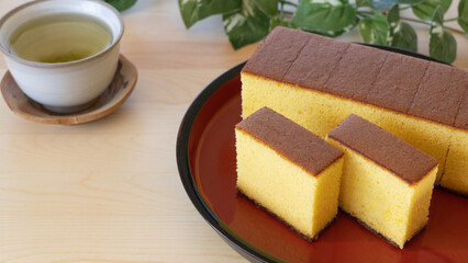カステラ｜日本のお菓子と緑茶