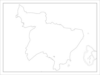 新宿区の地図です。