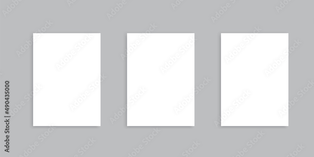 Poster white squares. top view design. presentation template. product presentation. vector illustration. st