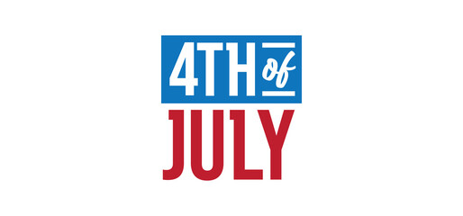 Obraz premium Happy USA Independence Day 4th of July. Greeting card and poster Design. United States of America patriotic national festivities.