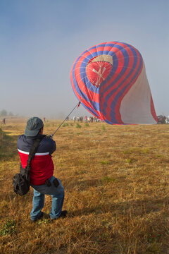 Levantando el globo