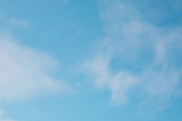 美しい冬の青空